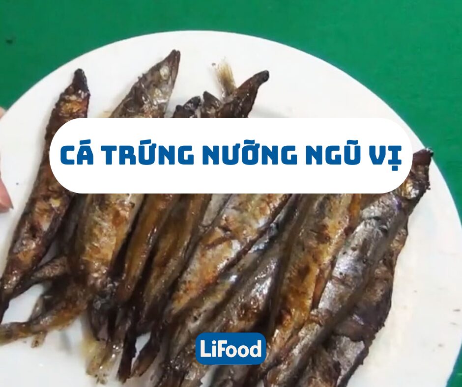 Cá Trứng Nướng Ngũ Vị Bằng Nồi Chiên Không Dầu