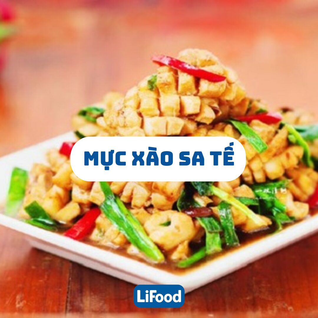 Cách Làm Mực Xào Sa Tế Cay Nồng, Đậm Vị