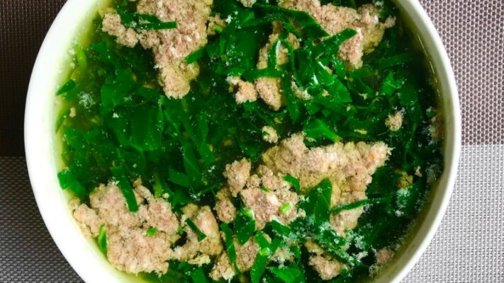 Hoàn tất món canh