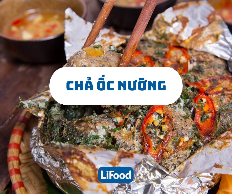 Chả ốc nướng