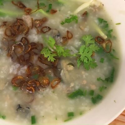 Hoàn thiện món cháo