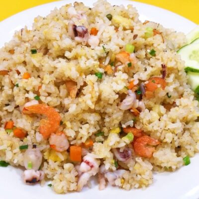 Xào hải sản
