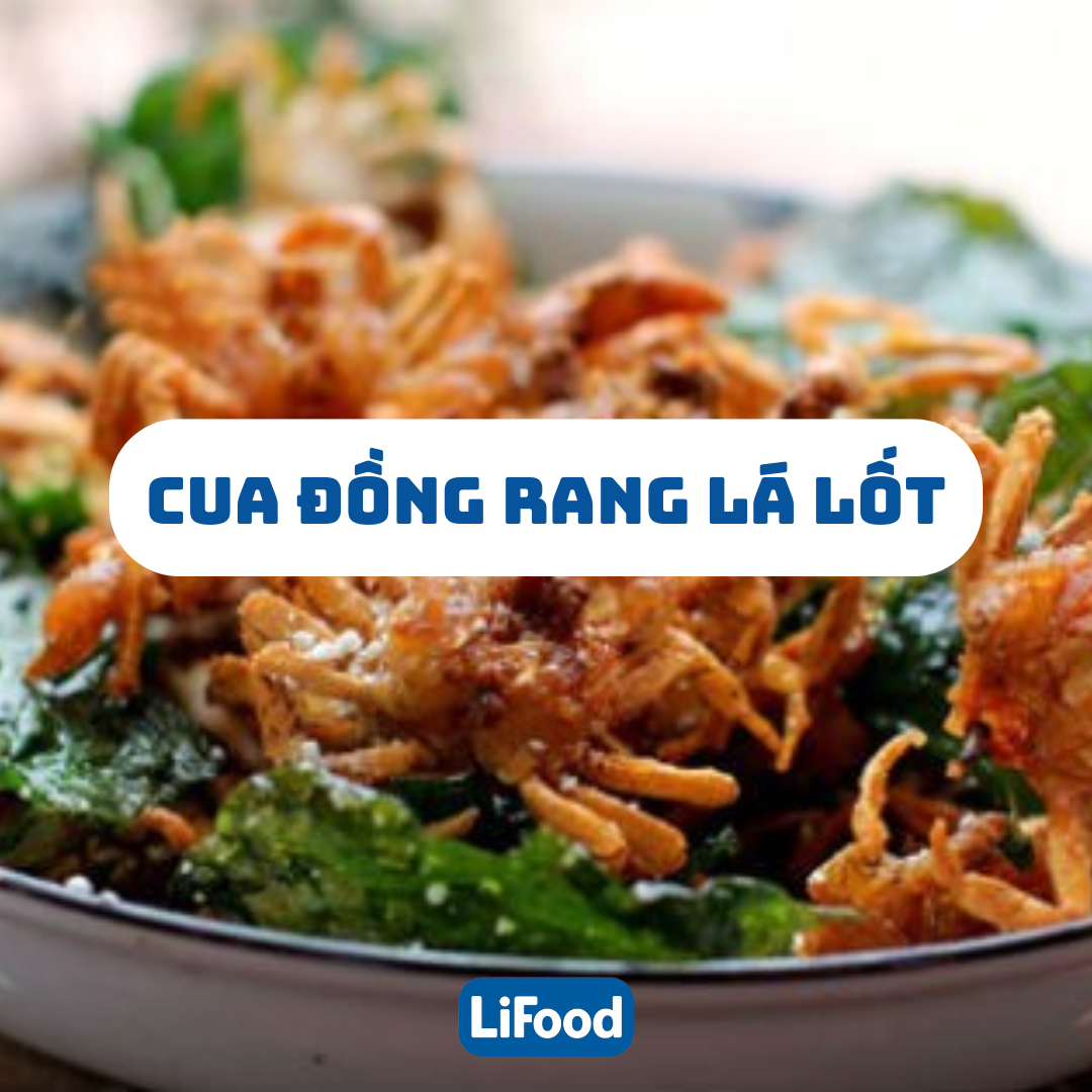 Cua Đồng Rang Lá Lốt