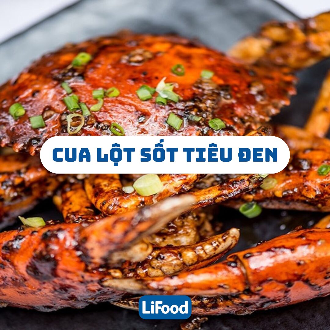 Cua Lột Sốt Tiêu Đen