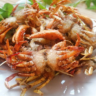 Rang cua với muối ớt