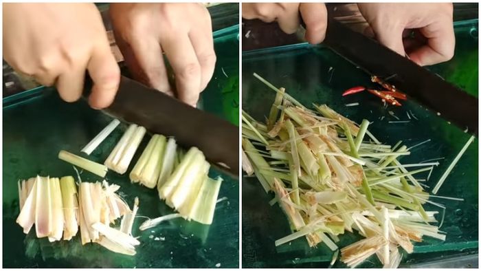 2. Chuẩn bị sả hấp