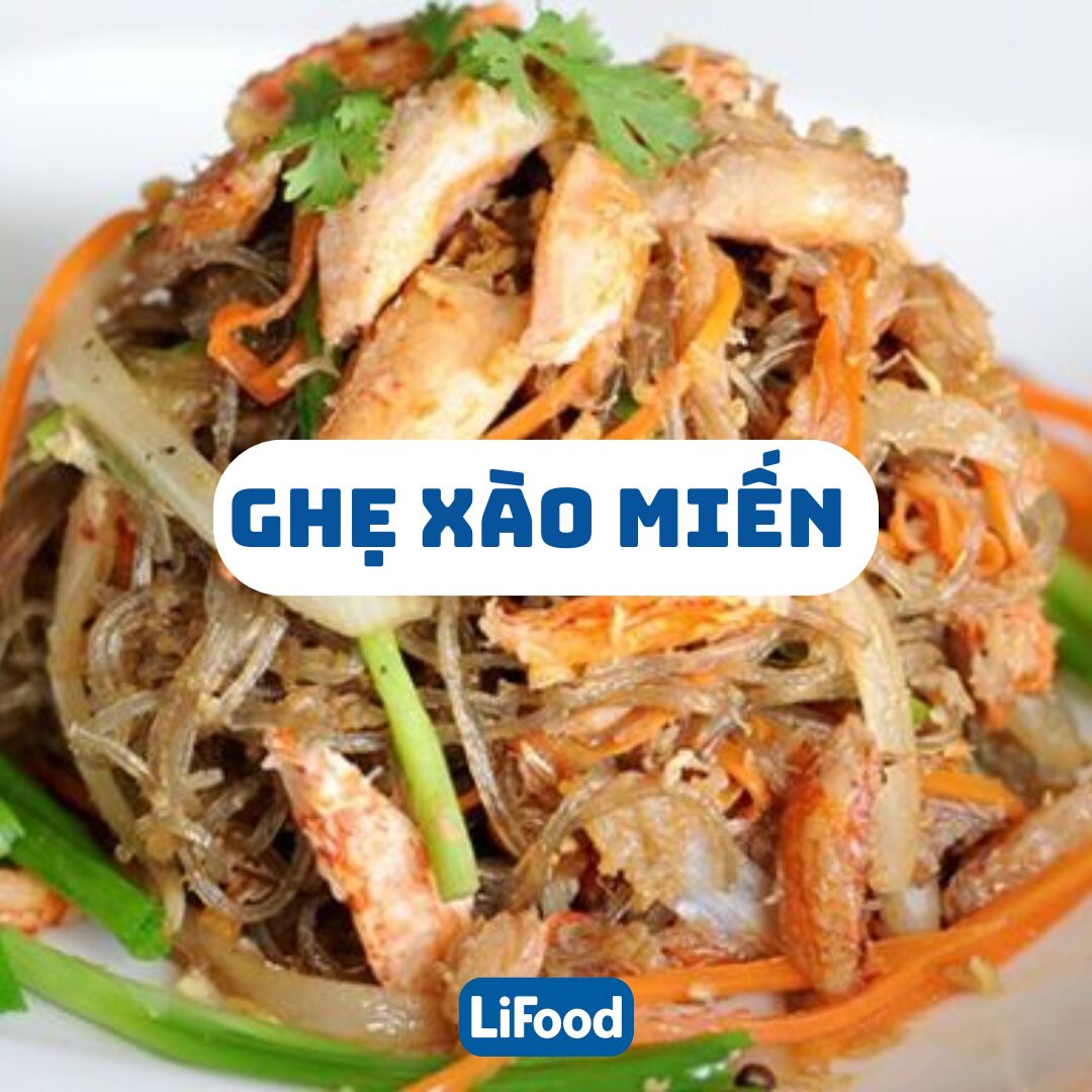Ghẹ Xào Miến