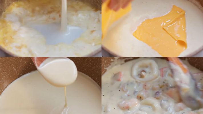 Làm sốt kem phô mai