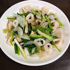 Xào mực