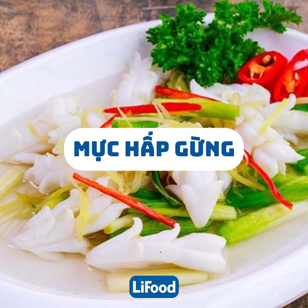 Mực Hấp Gừng