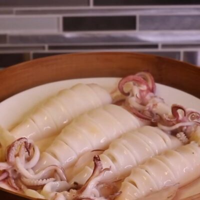 Hấp mực