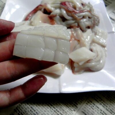 Sơ chế mực