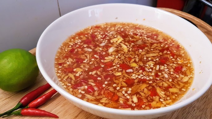 Pha nước mắm gừng