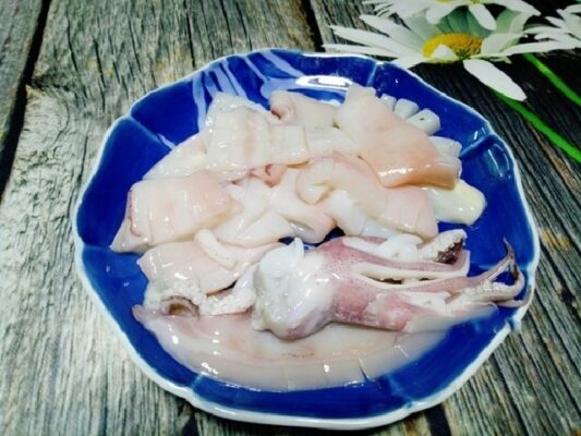 Sơ chế mực