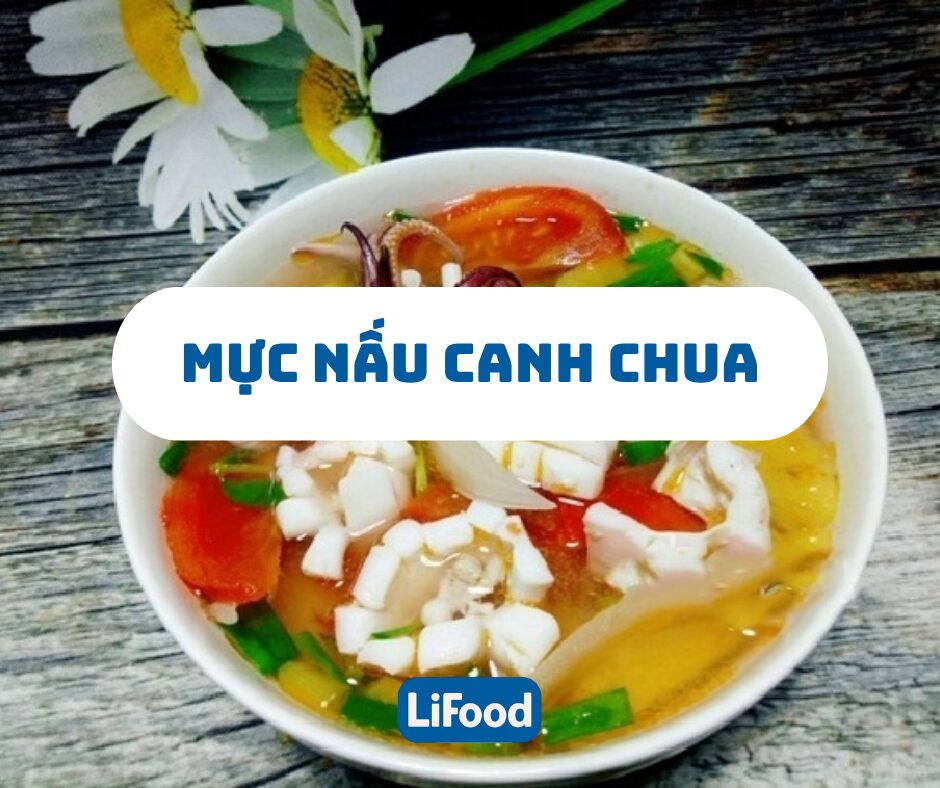 Mực nấu canh chua