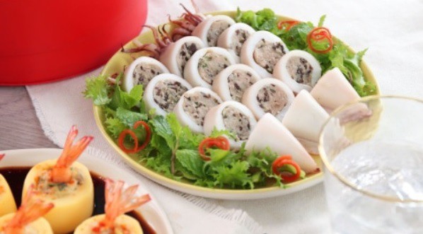 Hấp mực