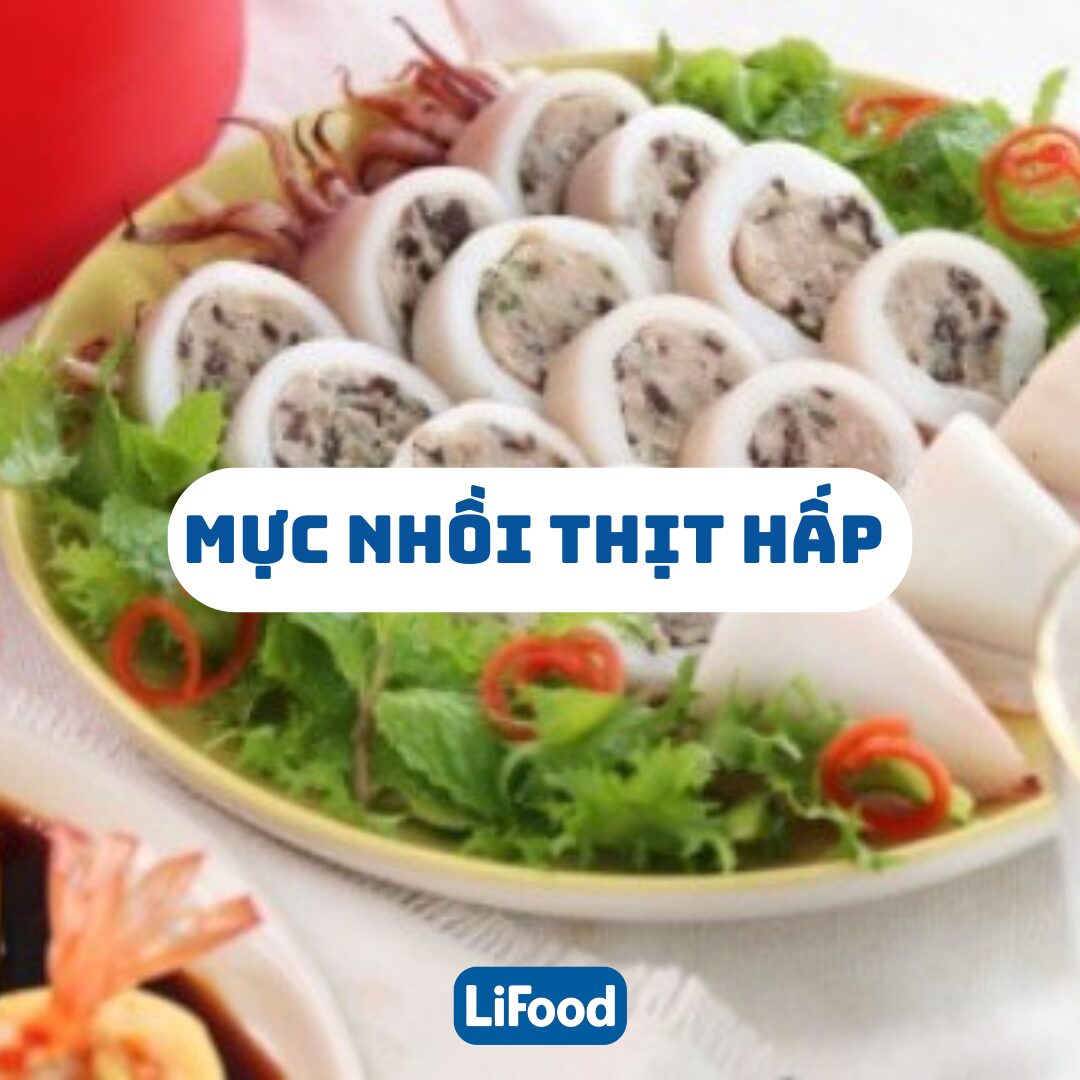 Mực Nhồi Thịt Hấp