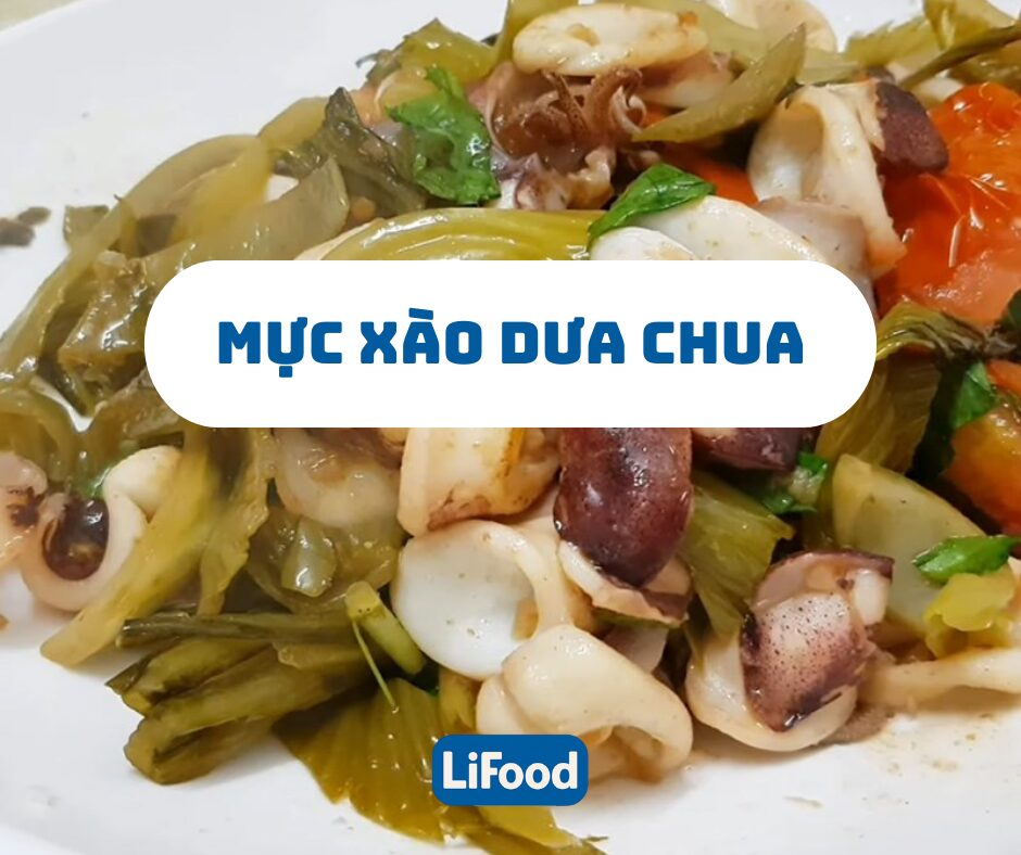 Mực Xào Dưa Chua