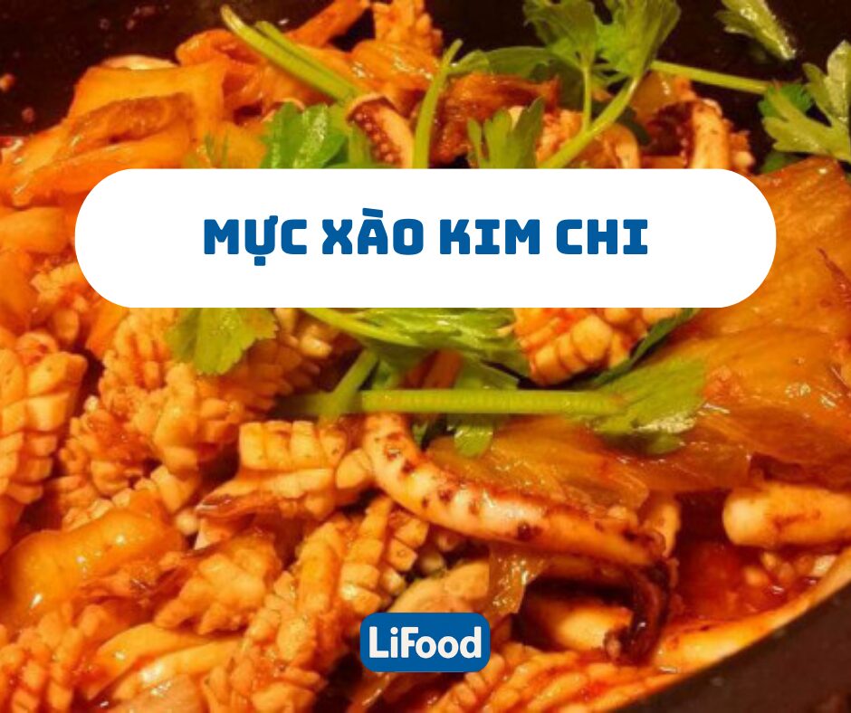 Mực Xào Kim Chi