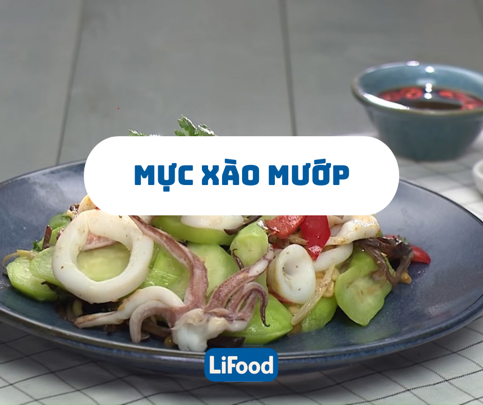 Mực Xào Mướp