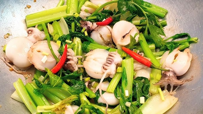 Xào mực