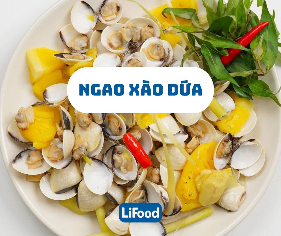 Ngao Xào Dứa