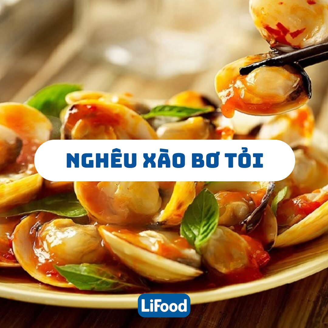 Nghêu Xào Bơ Tỏi