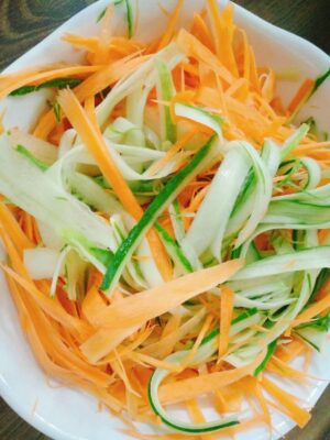 Chuẩn bị rau củ