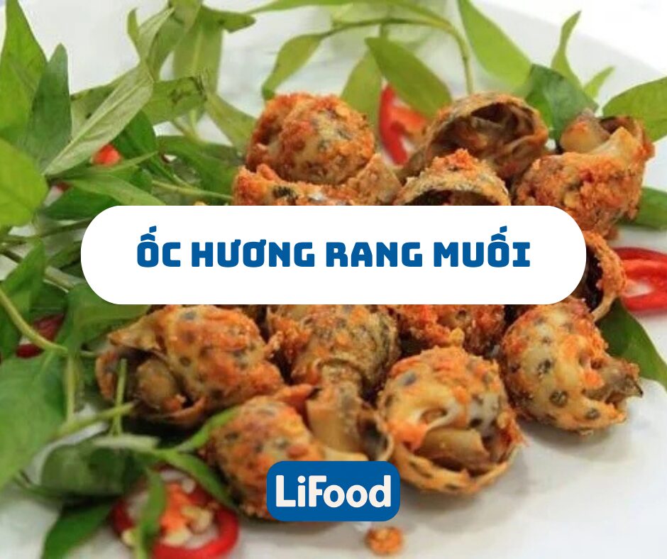 Ốc hương rang muối