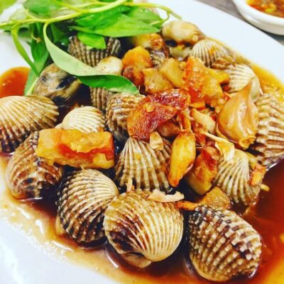 Xào sò huyết