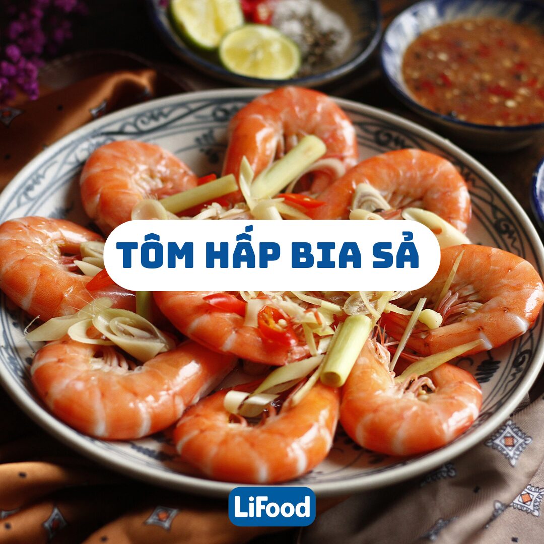 Tôm Hấp Bia Sả