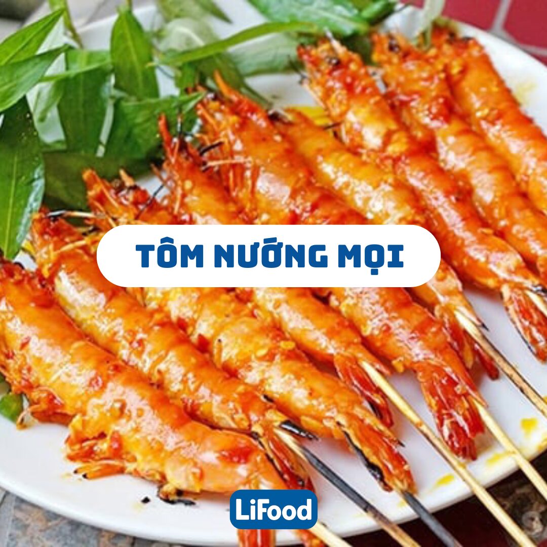 Tôm Nướng Mọi