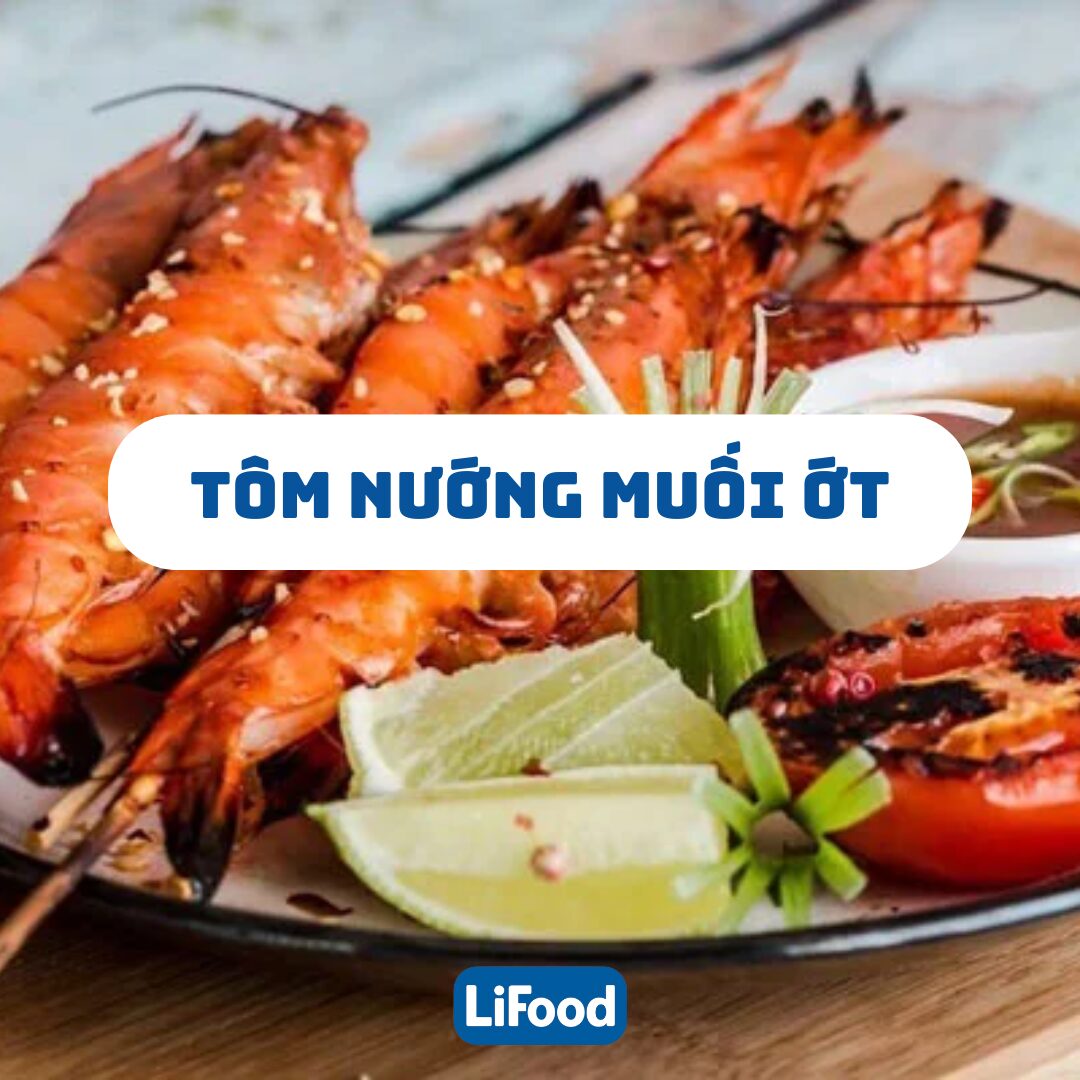 Tôm Nướng Muối Ớt