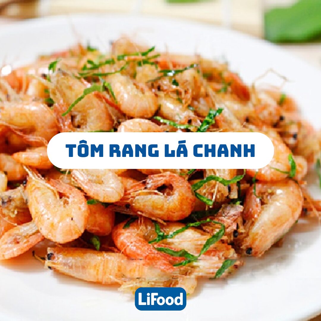 Tôm Rang Lá Chanh
